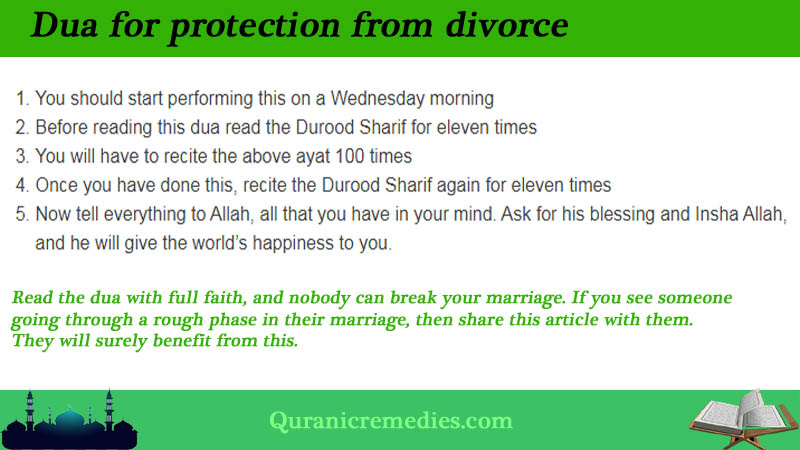 dua for protection from divorce