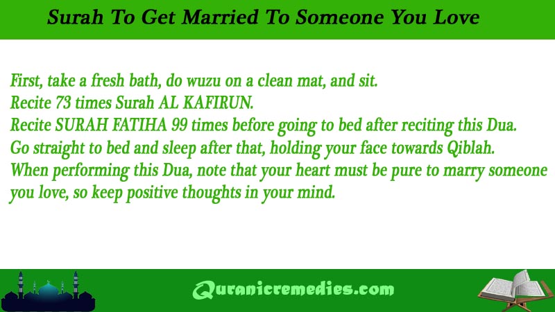 Surah To Get Married To Someone You Love