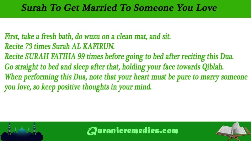 Surah To Get Married To Someone You Love