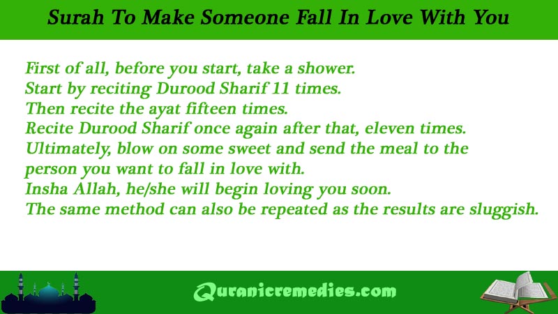 Surah To Make Someone Fall In Love With