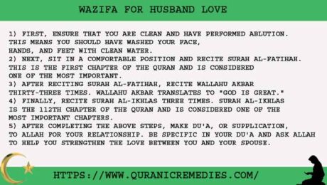 5 Powerful Wazifa For Husband Love