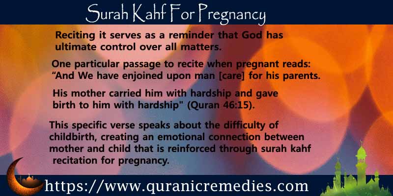Surah Kahf For Pregnancy