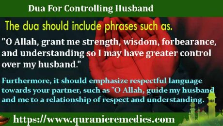 Dua For Controlling Husband